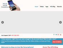 Tablet Screenshot of howtousemysmartphone.com
